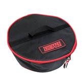 Black and red TRONIX PRO Round Bait Bag with 'Trony Pro' logo on a white background
